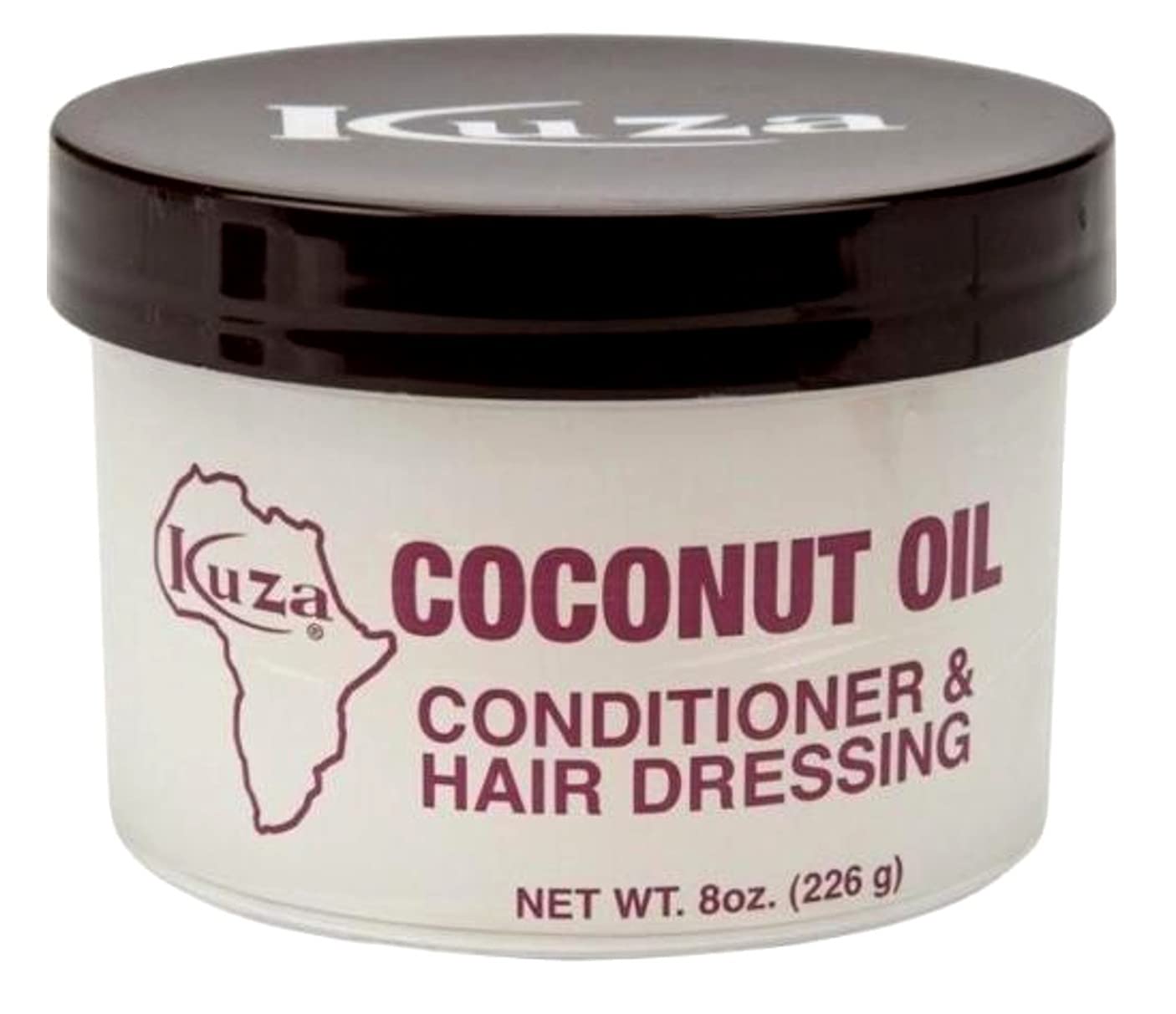 Kuza Coconut Oil Conditioner & Hair Dressing - for Healthier Hair, 4 oz